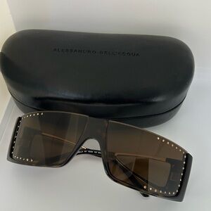 Alessandro Dell'Acqua AD15039 Dorella Rhinestone Bling Sunglasses